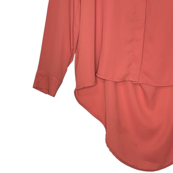 Glam Dollz Orange Studded Collar High Low Top size XL - Picture 7 of 14